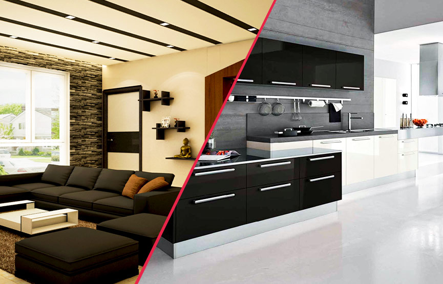 best living room interior design Kolkata