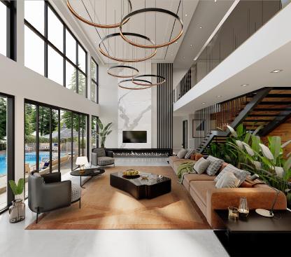 best living room interior design in Kolkata
