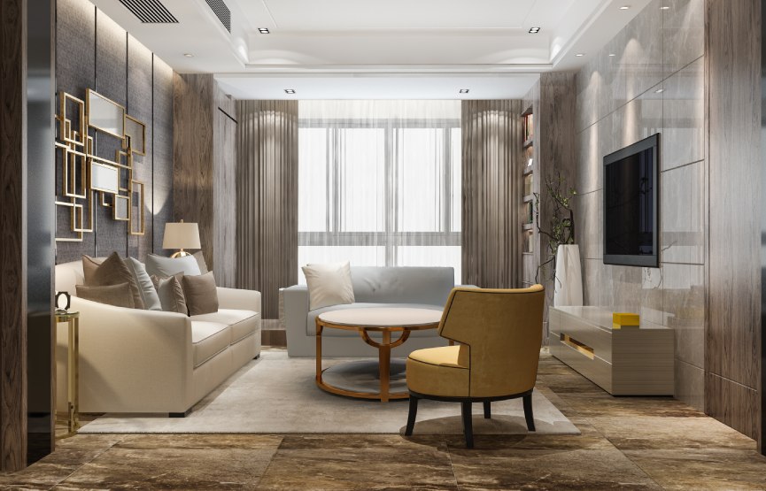 best living room interior design Kolkata