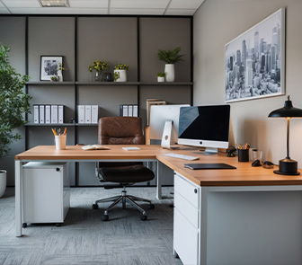 low budget small office interior design
