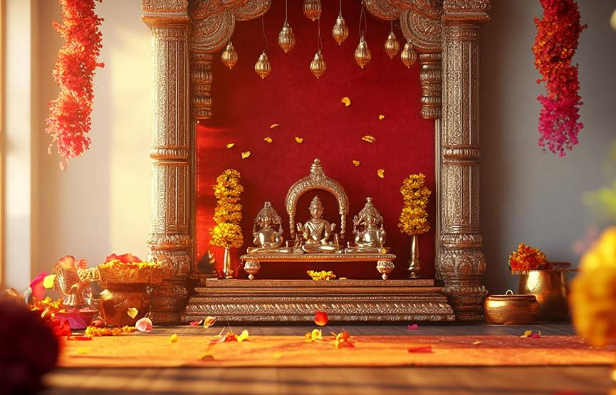 puja room interior designer