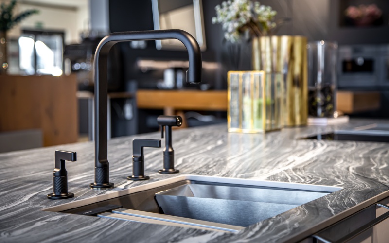 Concrete Farmhouse Sink kitchen interior design