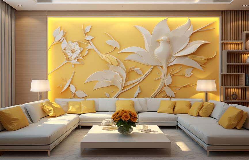 wall interior design for living room